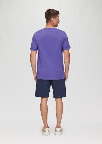 QS Shirt in Lila: Rückseite