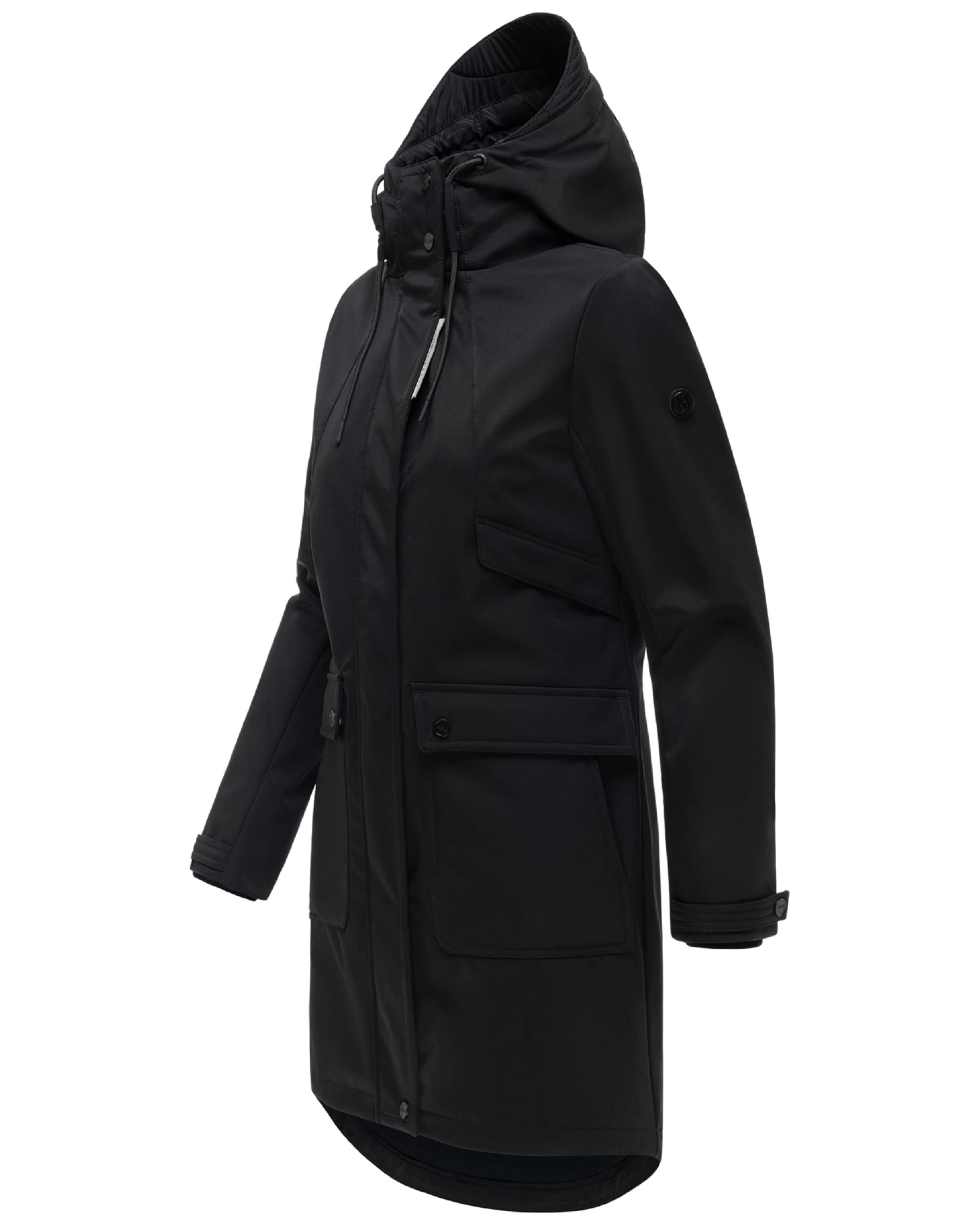 Manteau fonctionnel 'Morgennebel 14' NAVAHOO en noir