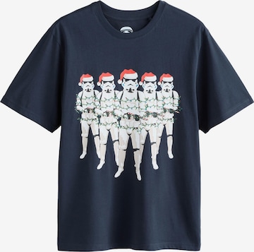 Next Koszulka 'Christmas' w kolorze niebieski: przód