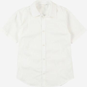 s.Oliver - Slim Fit Camisa em branco: frente