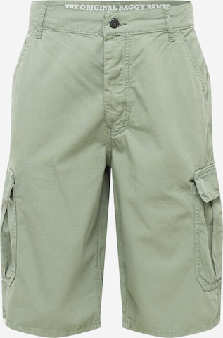 Loosefit Pantaloni cargo 'x-tra CLAN GARGO SHORTS' di HOMEBOY in verde: frontale