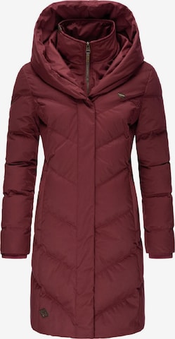 Ragwear Winter Coat 'Natalka' in Red: front