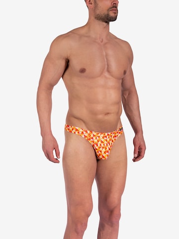 Olaf Benz Swim Trunks ' BLU2350 Sunstring ' in Orange: front