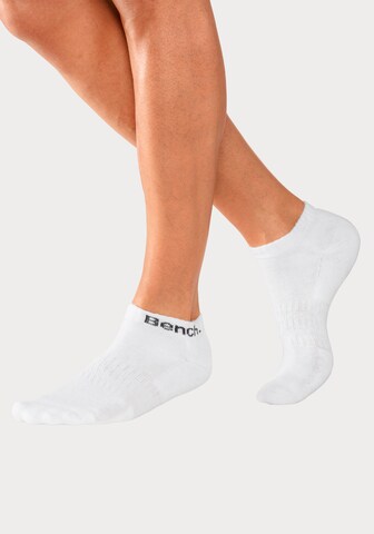 Chaussettes de sport BENCH en blanc : devant