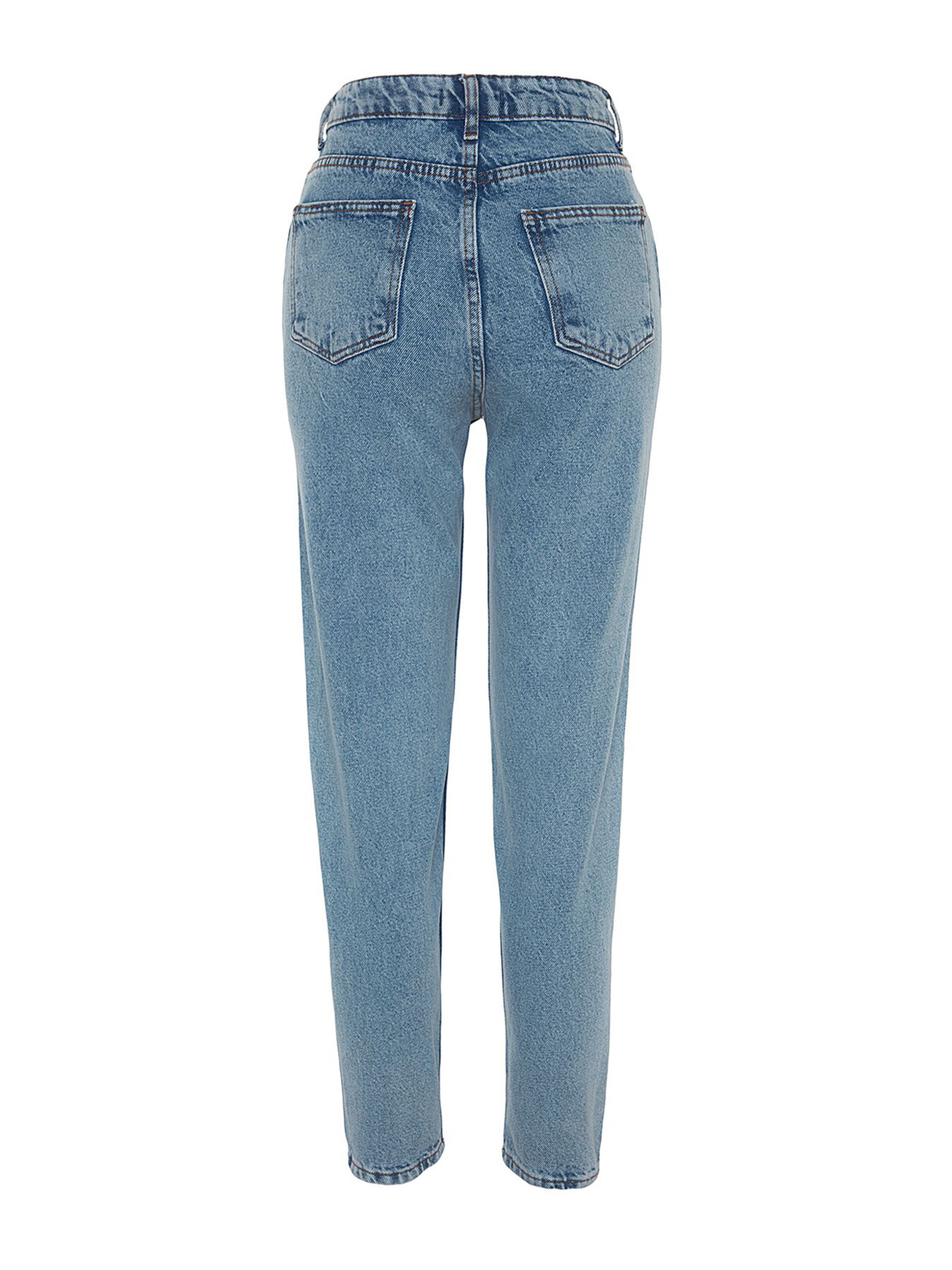 mėlyna Trendyol Standartinis Džinsai