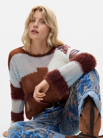 Desigual Pulóver - barna
