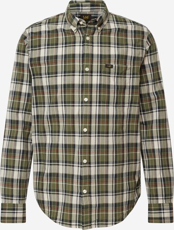 Regular fit Camicia di Lee in verde: frontale