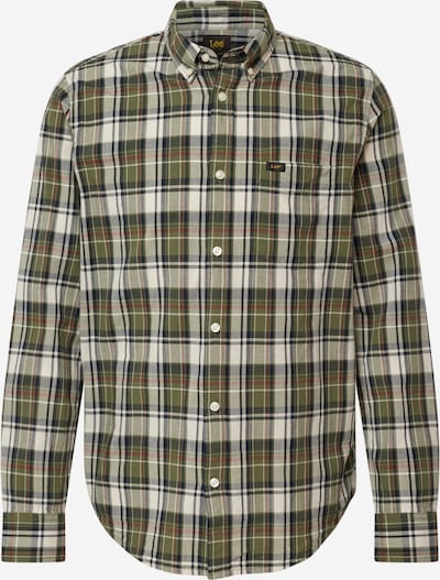 Lee Button Up Shirt in Beige / Navy / Olive / Red, Item view