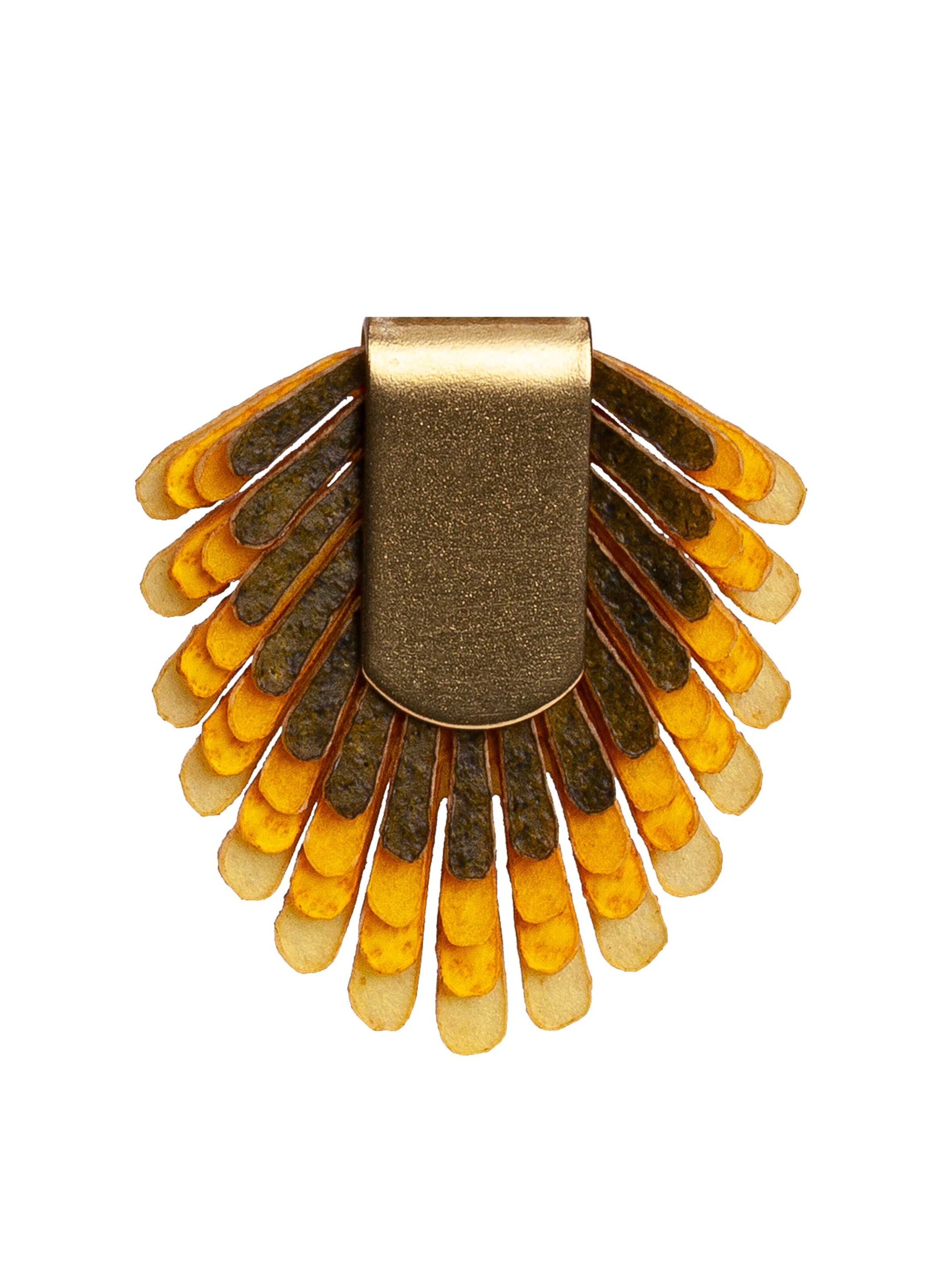 Gretchen Earrings 'Pam Pem' in Yellow