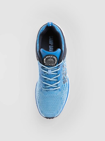 CAMP DAVID Leichter Sneaker im Strick-Design in Blau