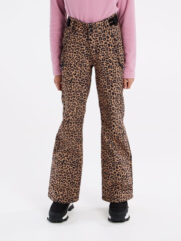 PROTEST Slimfit Sporthose 'PRTCLASSY 23 JR' in Braun: Vorderseite