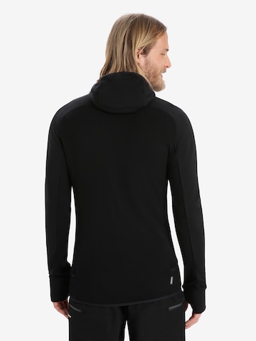 ICEBREAKER - Camiseta deportiva 'Mer Quantum ZoneKnit' en negro