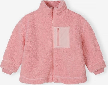 MINOTI - Sudadera con cremallera en rosa: frente