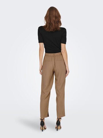 Regular Pantalon ONLY en marron