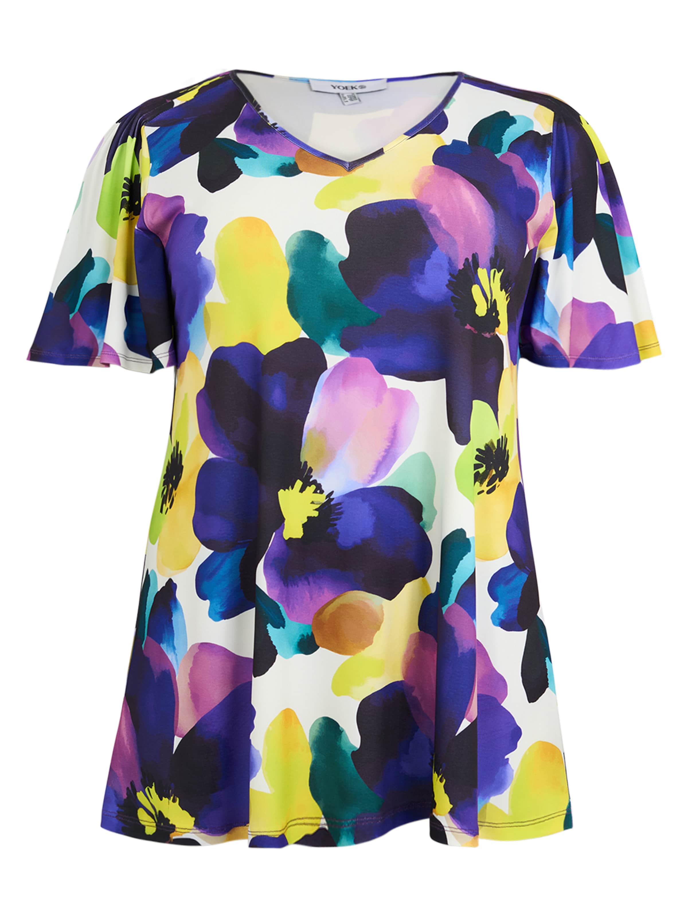 YOEK Tuniek in Lila: voorkant