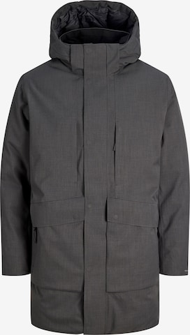 JACK & JONES - Parca de entretiempo en gris: frente