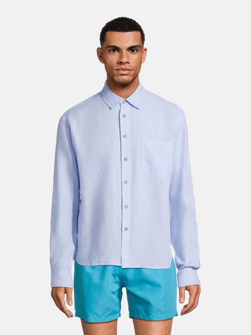 Boardies Regular fit Button Up Shirt 'Fiorella Ocean Breeze L/S' in Blue: front
