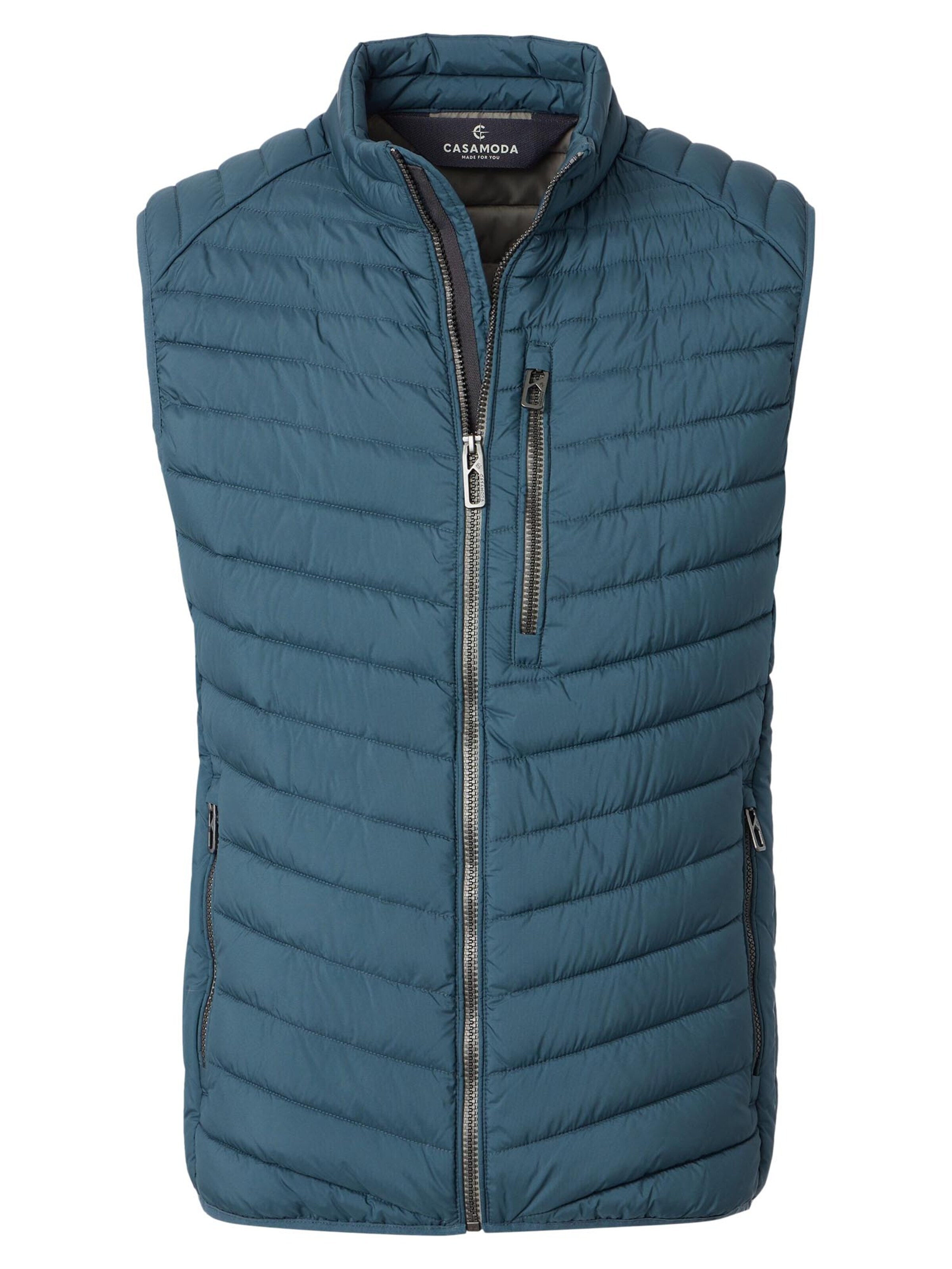 CASAMODA Weste 'Basic'‌‌‌‌‌‌‌ in Blau: Vorderseite