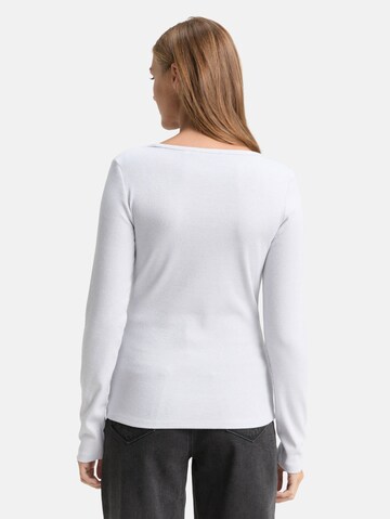 T-shirt TOM TAILOR DENIM en blanc
