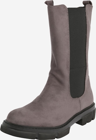 TOM TAILOR Chelsea Boots in Grey: front