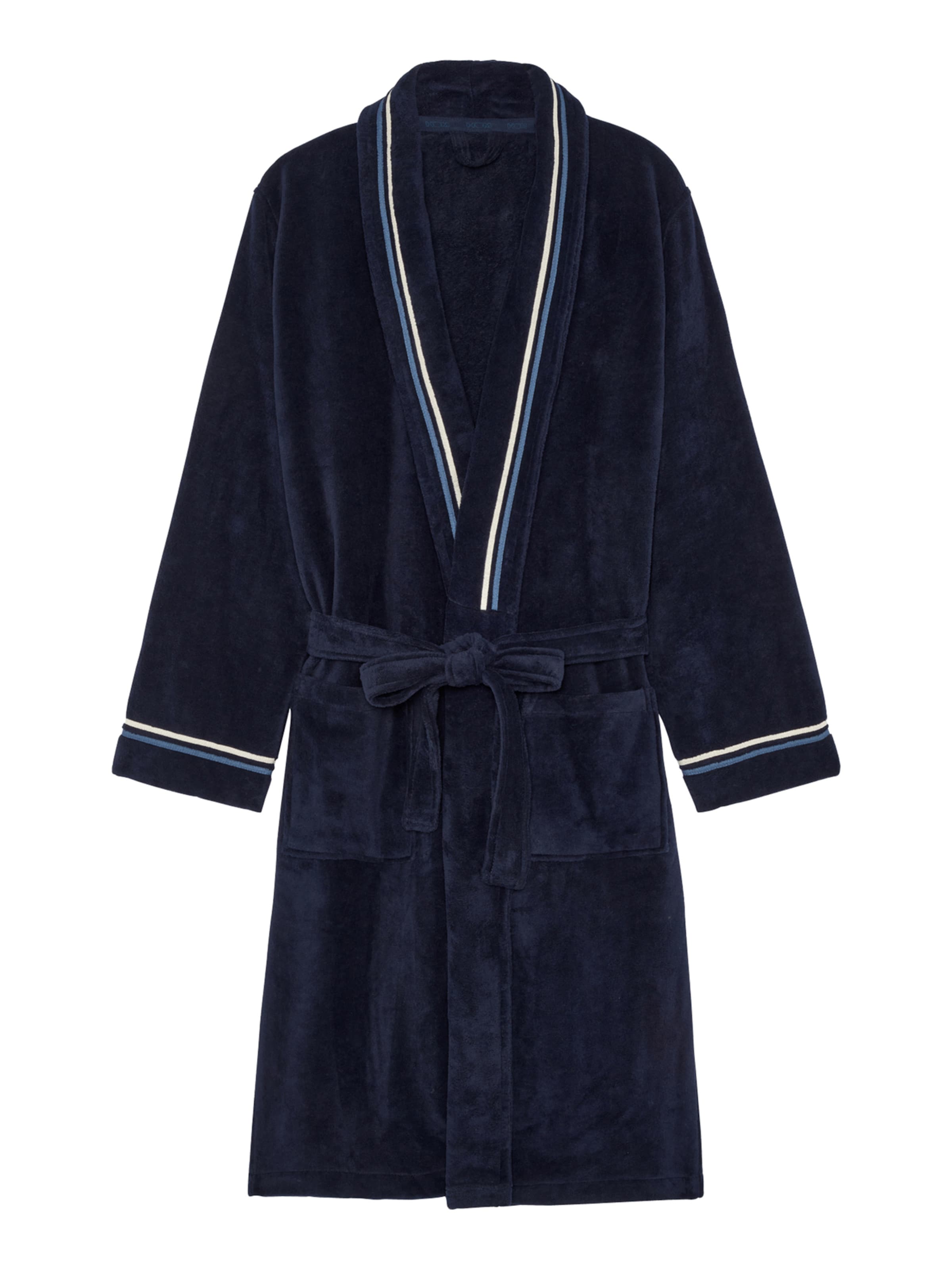 Peignoir long 'Transat' HOM en bleu : devant