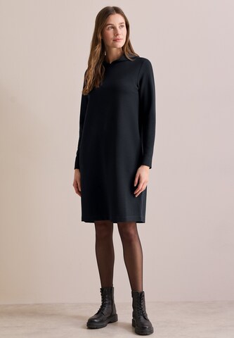CECIL Kleid mit Kapuze in Blau: Vorderseite