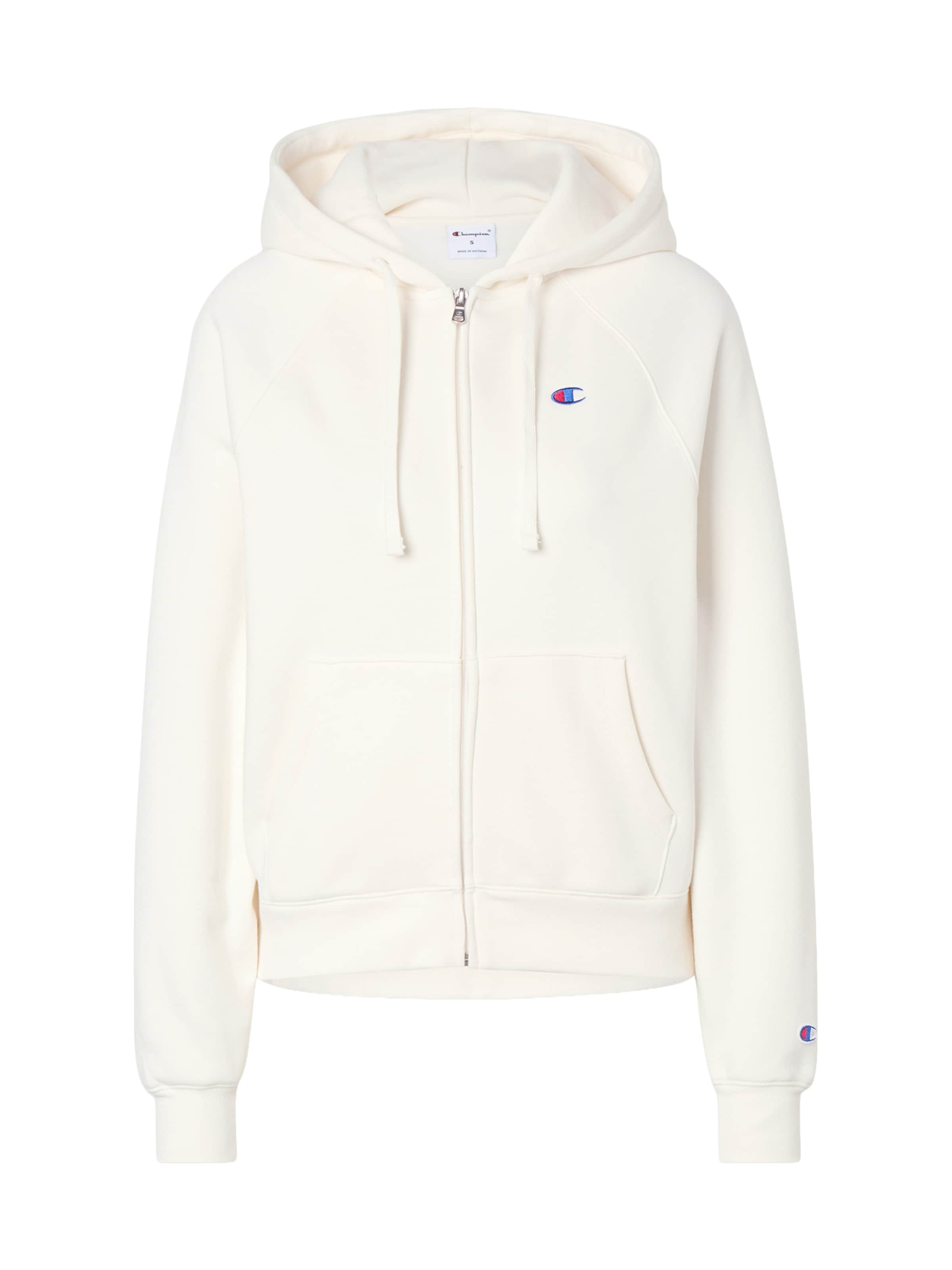Champion Sweatvest in Geel: voorkant