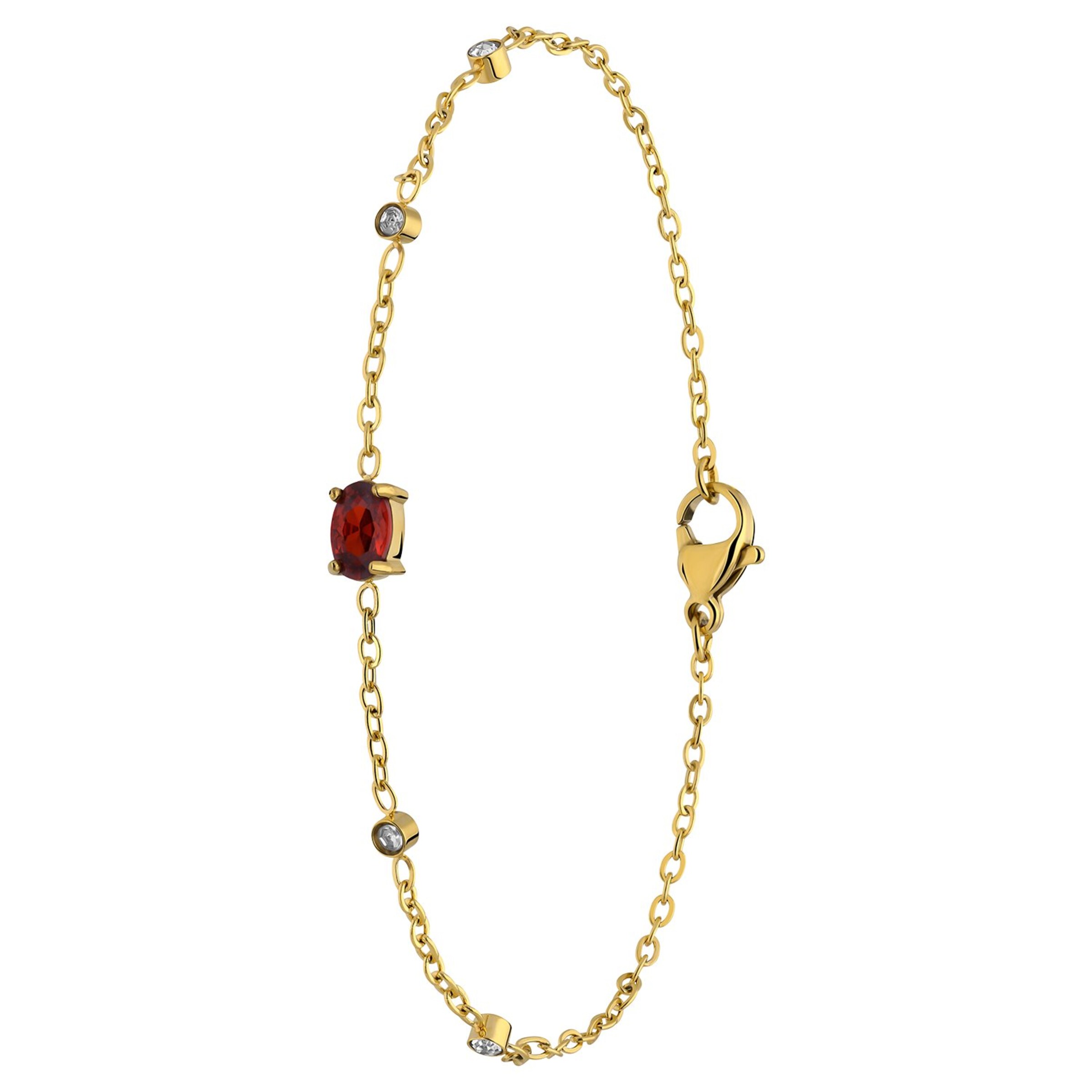 Lucardi Bracelet in Gold: front