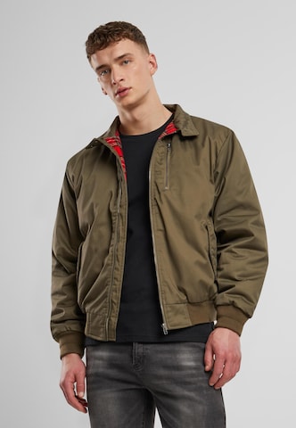 Brandit Winter Jacket 'Lord Canterbury' in Green: front