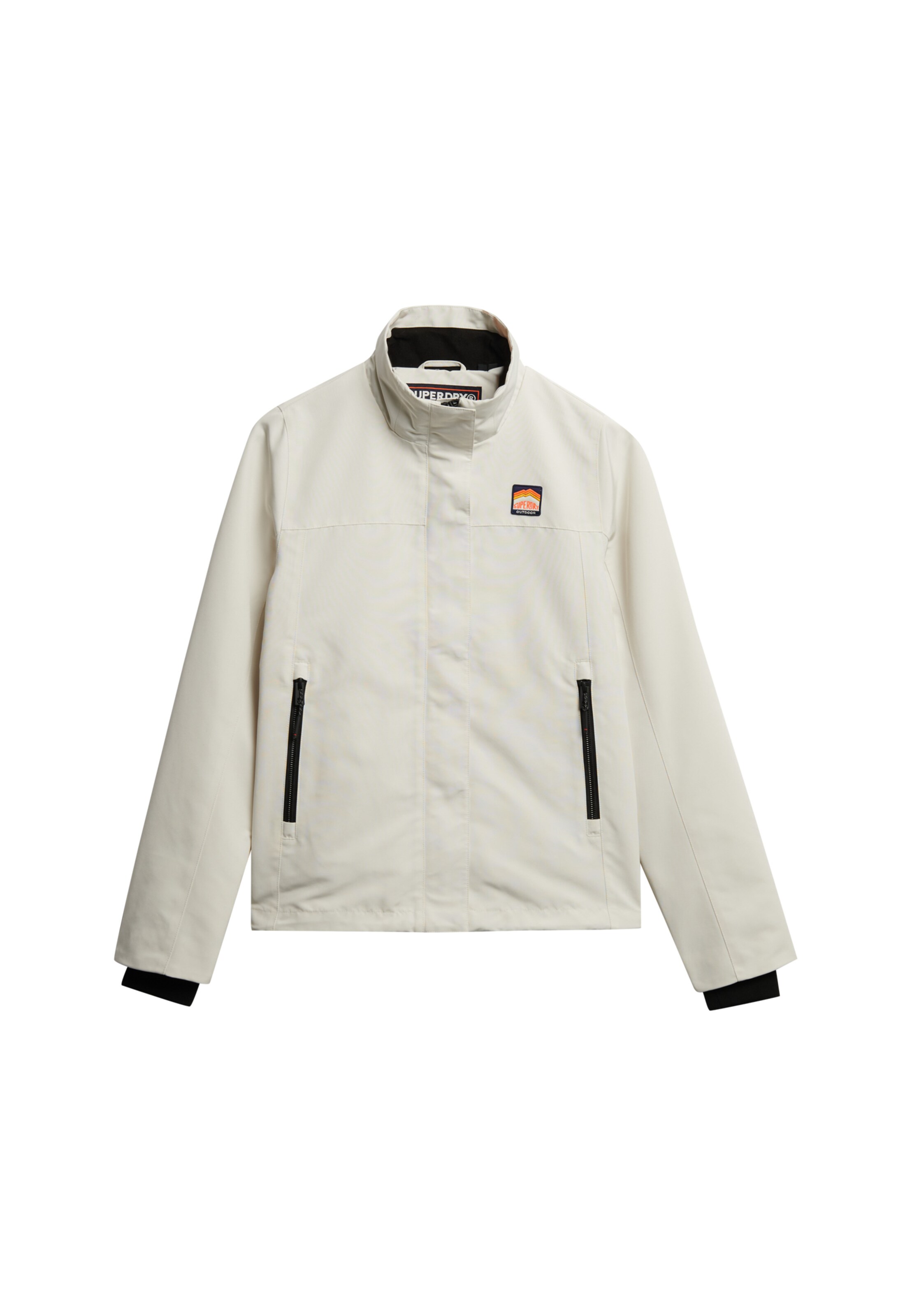 Superdry Veste mi-saison en blanc cassé, Vue avec produit