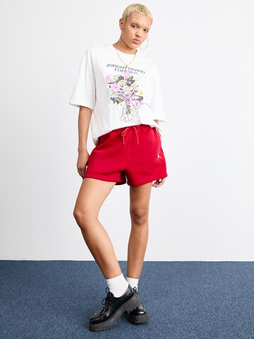 Regular Pantaloni 'Brooklyn' de la Jordan pe roșu
