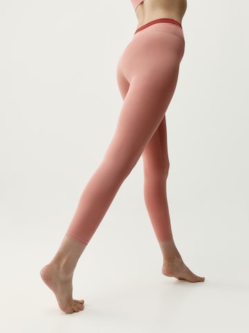 Born Living Yoga Skinny Sportbroek 'Kate' in Oranje