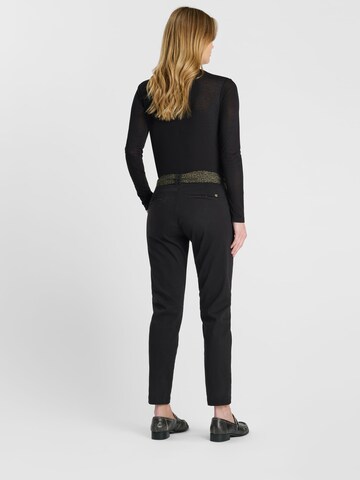 Regular Pantalon chino Le Temps Des Cerises en noir