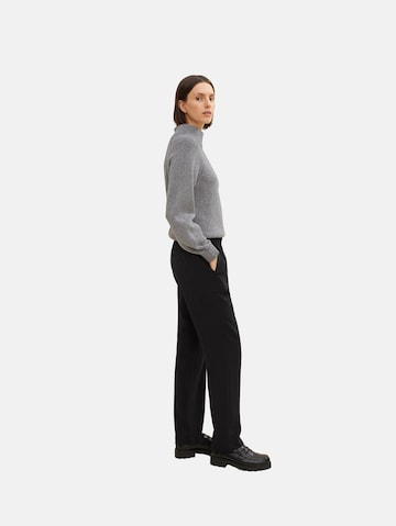 TOM TAILOR Loose fit Pants in Black