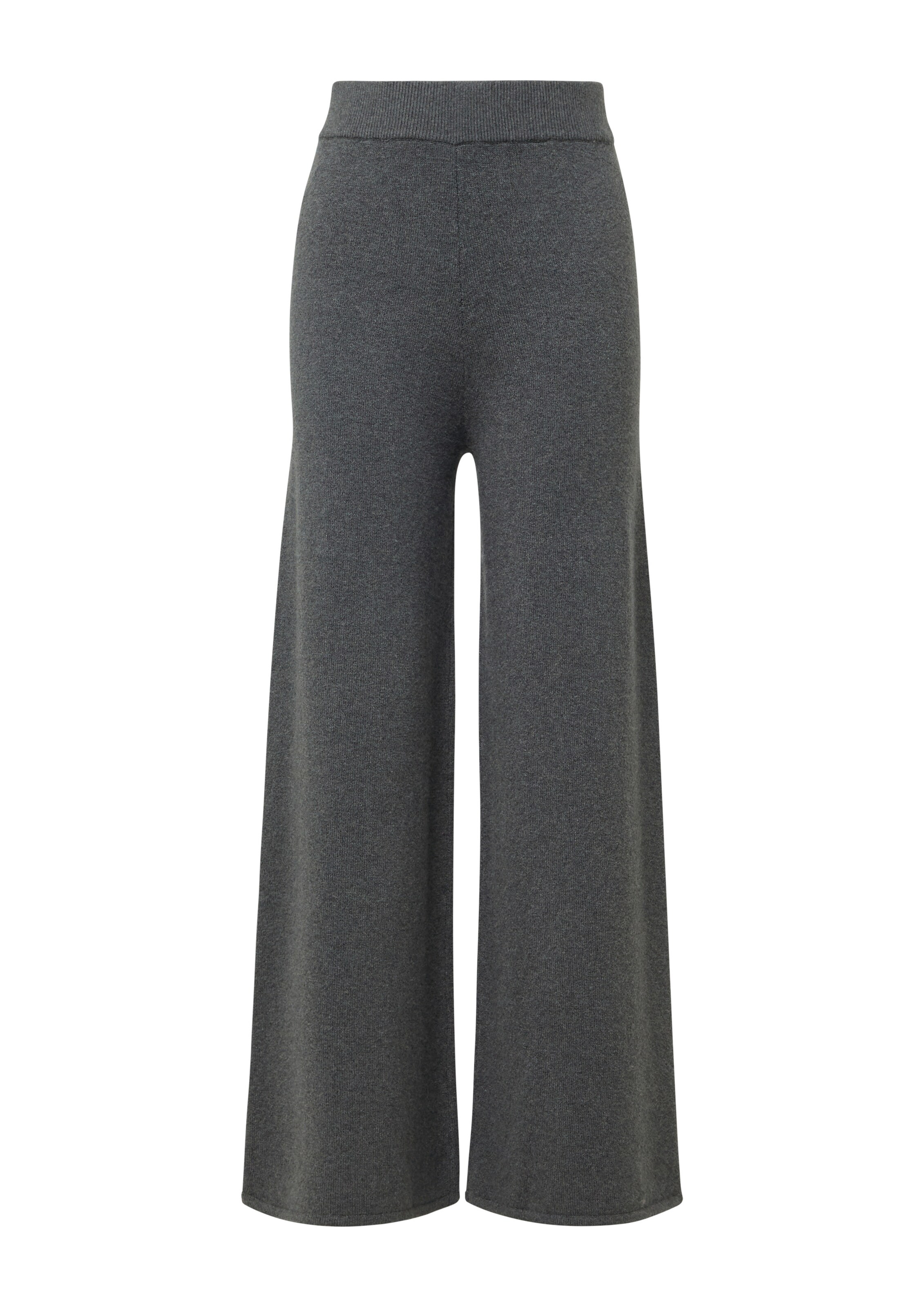 s.Oliver Wide Leg Hose in Grau: Vorderseite