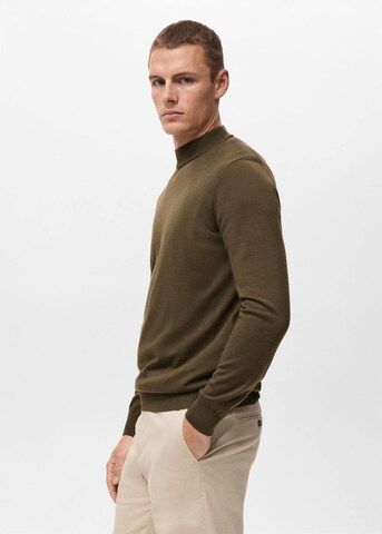 MANGO MAN Sweater in Green