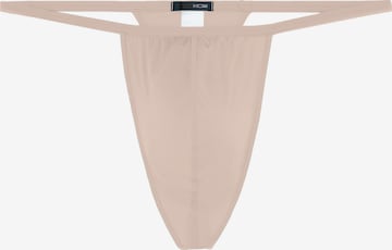 HOM Slip ' Plumes ' in Beige: front