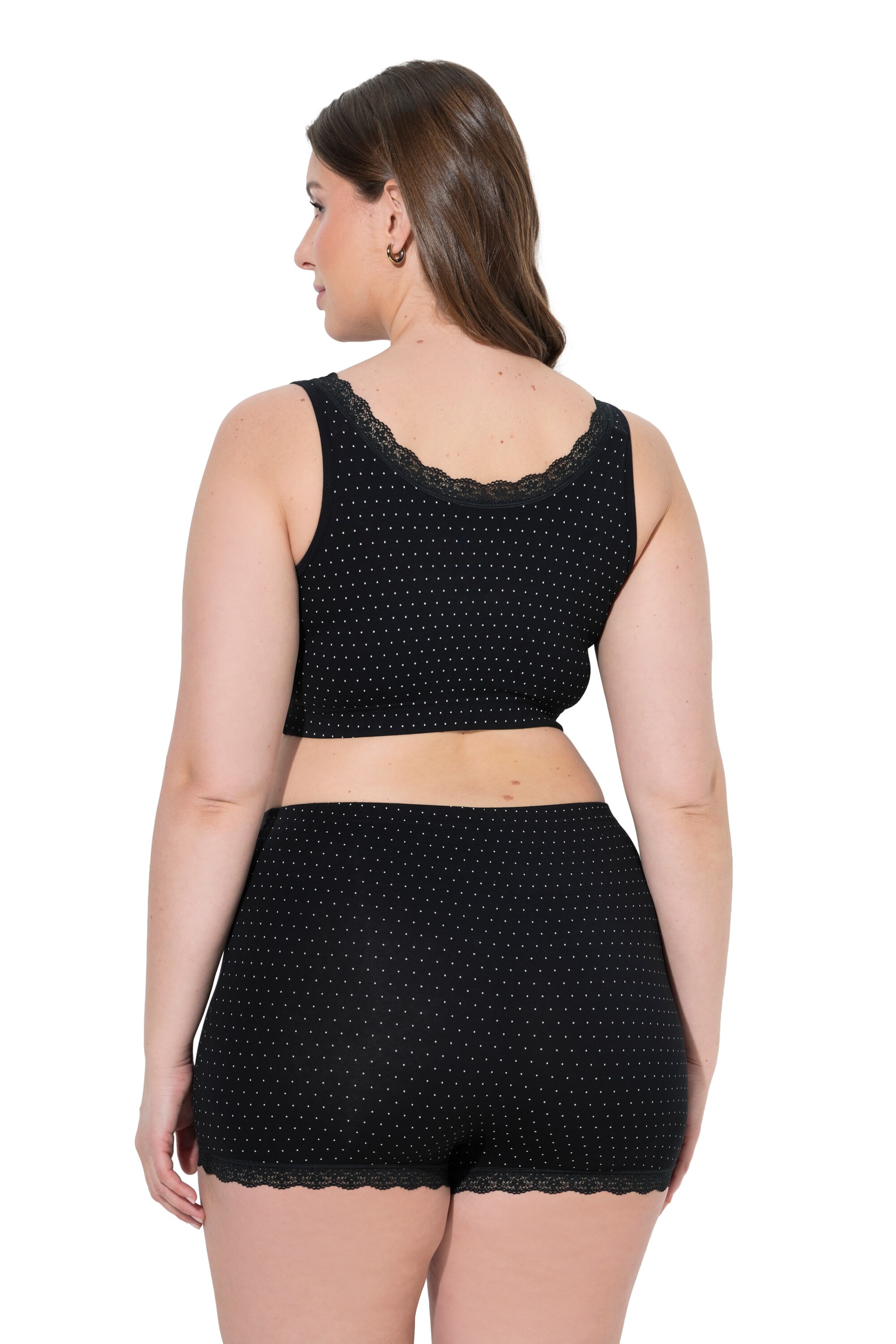 Ulla Popken Bandeau BH in Zwart