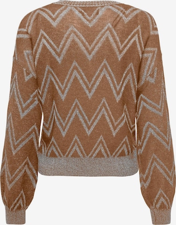 ONLY Sweater 'NICOLE' in Brown