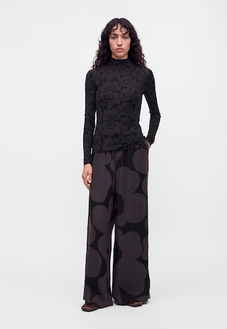Marimekko Wide leg Broek 'KAAKKOIS' in Grijs