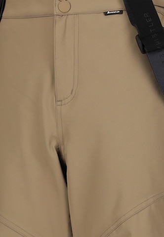Whistler Regular Skihose 'Drizzle' in Braun