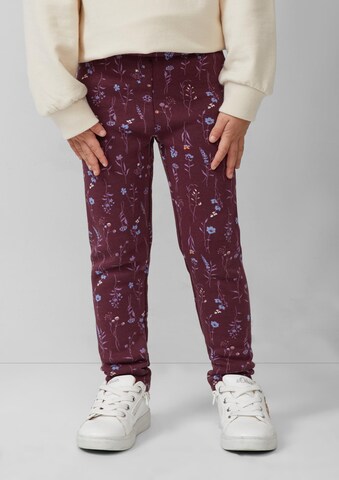 Skinny Leggings s.Oliver en rouge : devant