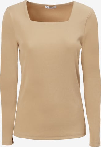 brūns Influencer T-Krekls: no priekšpuses