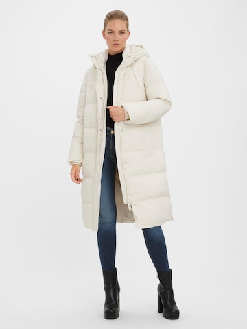 Manteau d’hiver 'Erica Holly' VERO MODA en beige