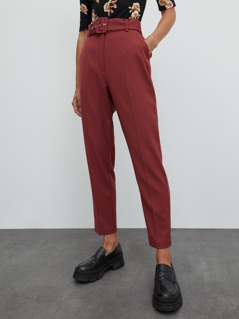 Pantalon à plis 'Barbara'