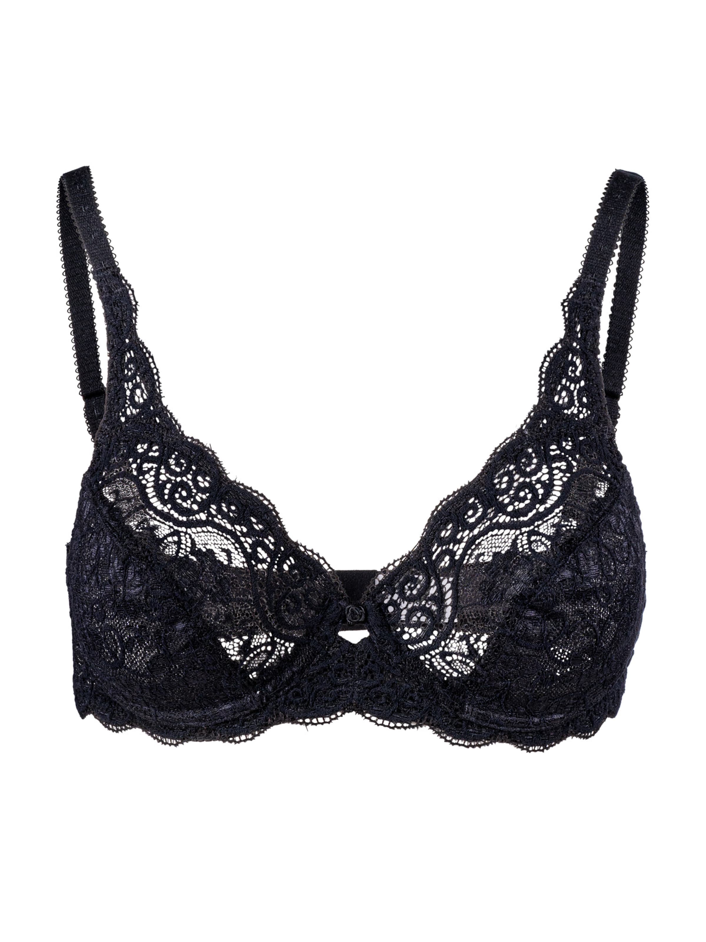 TRIUMPH Triangel BH ' Amourette 300 ' in Zwart: voorkant