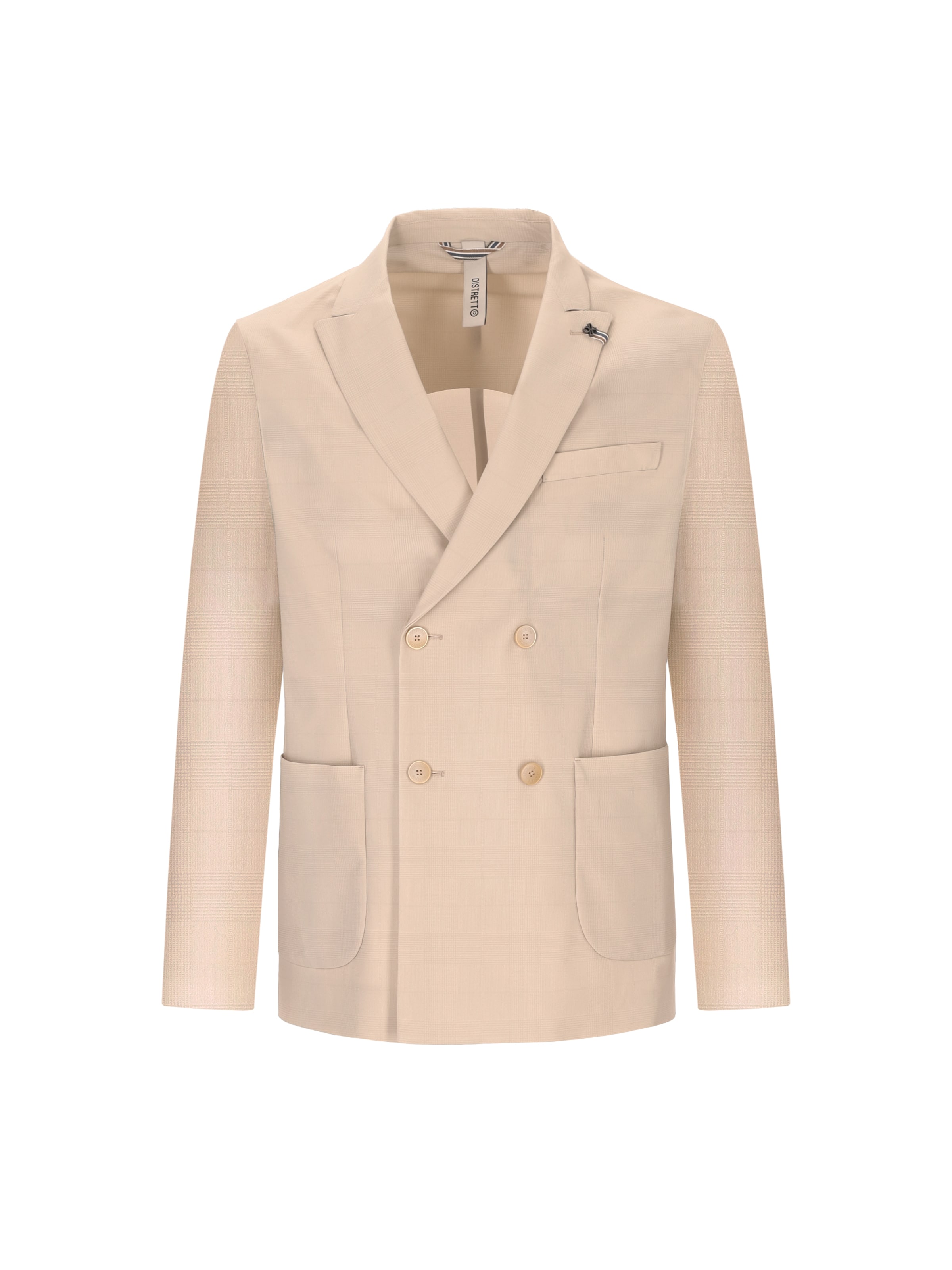 Coupe regular Veste de costume Distretto12 en blanc : devant