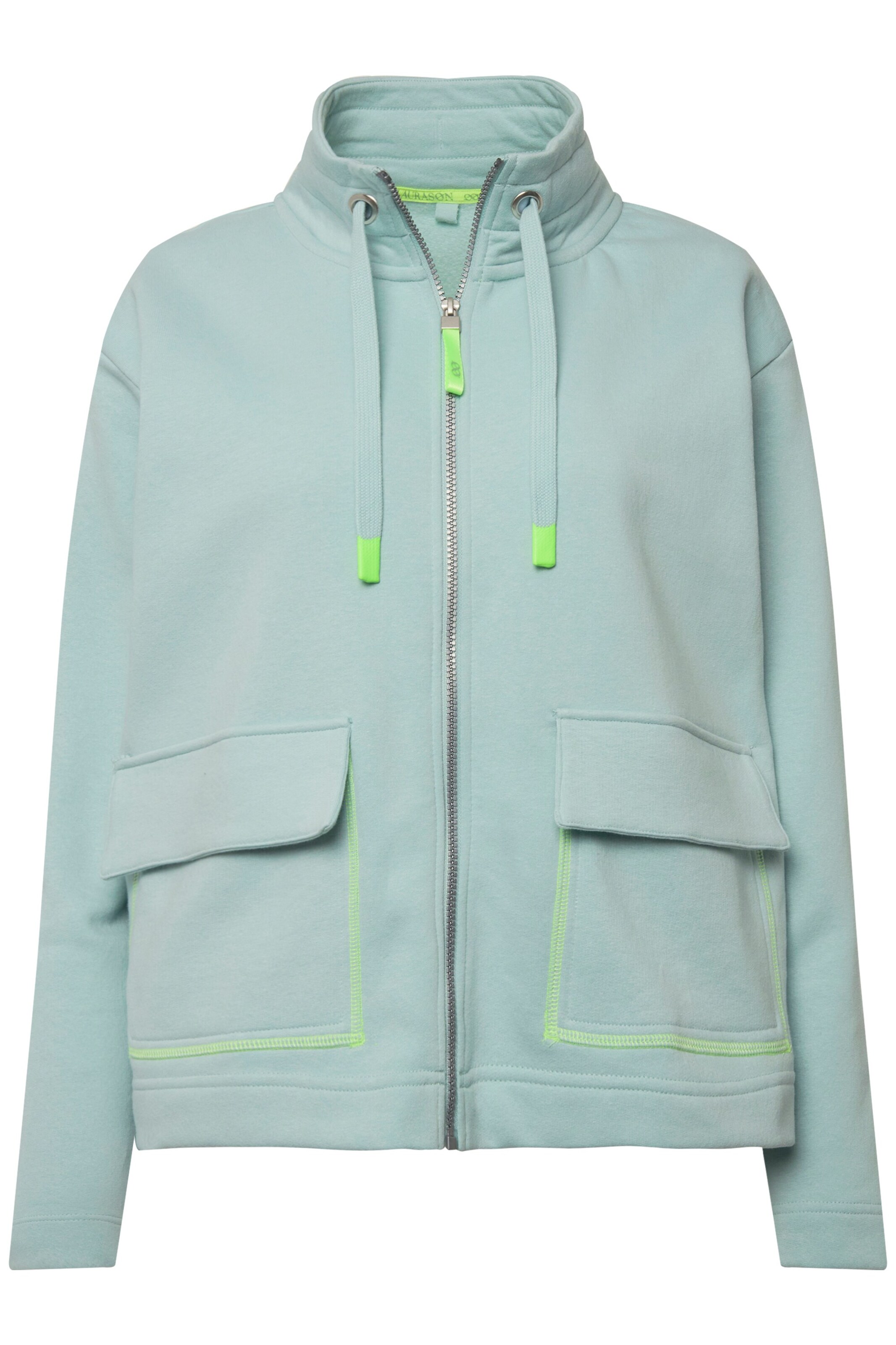 Veste de survêtement LAURASØN en vert : devant