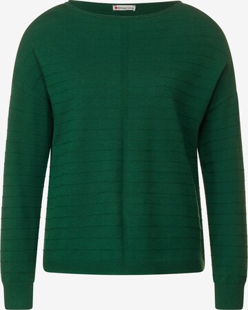 STREET ONE Sweater 'Dolman' in Green: front