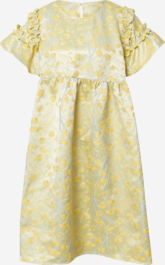 Love Copenhagen Robe de cocktail 'Kisa' en bleu clair / jaune / jaune d'or, Vue avec produit